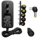 Adaptador de Corriente Techman AD-912 9V 1200mA con 6 Conectores