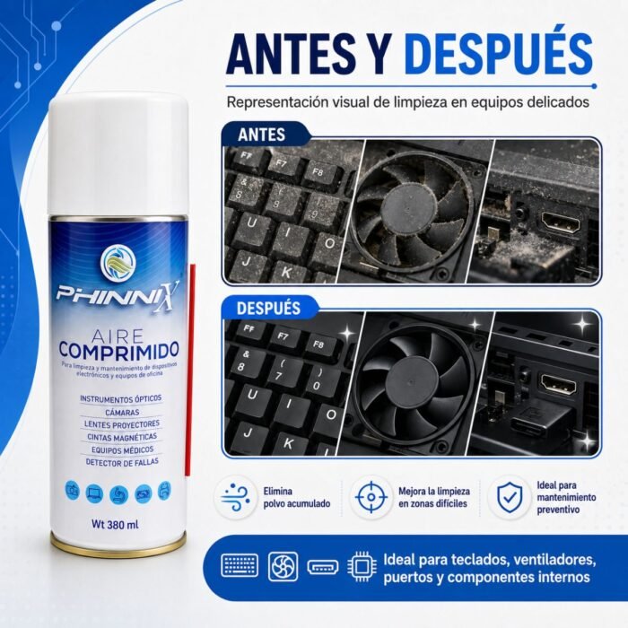 Aire comprimido PHINNIX 380 ml Aire comprimido PHINNIX 380 ml