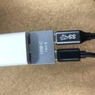 Adaptador USB-C macho a doble USB-C hembra