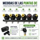 daptador de Corriente Techman AD-912 9V 1200mA con 6 Conectores