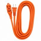 Extensión Eléctrica Naranja Unitec 3 Metros 14 AWG 15A 1650W 3 Servicios