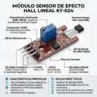 Módulo Sensor de Efecto Hall Lineal KY-024