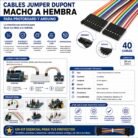 Cables Jumper Dupont Macho a Hembra para Protoboard y Arduino