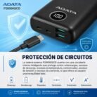 Power Bank ADATA P20000QCD 20000mAh 18W USB-C PD 3.0 y QC 3.0