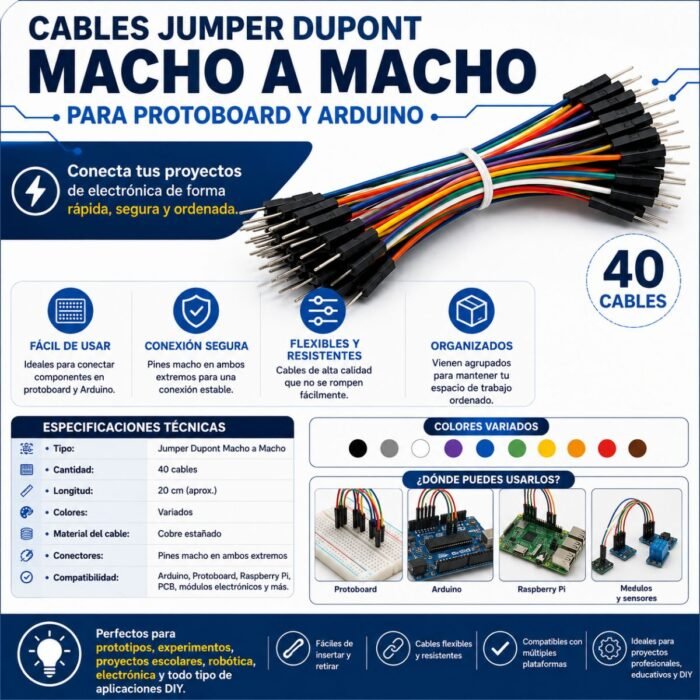 Cable Jumper Dupond Macho a Macho