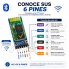 Módulo Bluetooth HC-05 de 6 pines