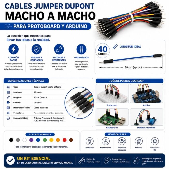 Cable Jumper Dupond Macho a Macho