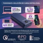 Power Bank ADATA P20000QCD 20000mAh 18W USB-C PD 3.0 y QC 3.0