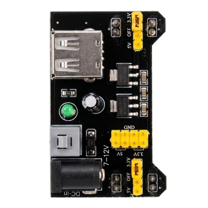 Módulo Fuente de Poder MB-102 3.3V / 5V para Protoboard Arduino