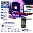 Conector Jack 3.5 mm Macho TRS Estéreo Acodado 90° para Soldar Cable