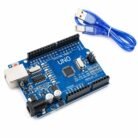 Arduino UNO R3 Compatible ATmega328P SMD con Cable USB y Pines