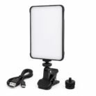 Luz LED RGB Recargable con Clip para Celular, Video y Selfies
