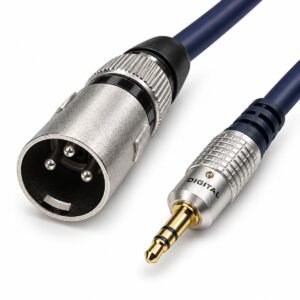 Cable de Audio DIGITAL 3.5 mm Macho Estéreo a XLR / Canon Macho 3 Pines 7,5 Metros