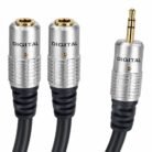 Cable de Audio Estéreo DIGITAL 3.5 mm Macho a 2 Hembras 3.5 mm de 50 cm