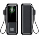 Power Bank TOROUP 20.000 mAh 100W PD/SCP con Cable USB-C Integrado y Pantalla Digital