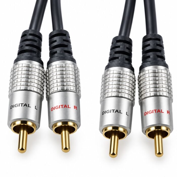Cable Audio DIGITAL 2 RCA Macho a 2 RCA Macho 3,6 m