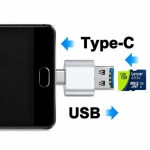 Lector de Tarjetas MicroSD USB-A y USB Tipo-