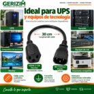 Cable Adaptador de Poder C14 Coca Macho a NEMA 5-15R Hembra 30 cm