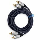 Cable de Audio DIGITAL 2 RCA Macho a 2 RCA Macho 1,8 Metros