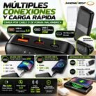 Power Bank Innovatech 10.000 mAh Carga Inalámbrica 15W PD 20W Quick Charge 3.0