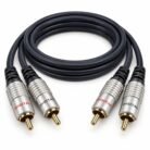 Cable de Audio DIGITAL 2 RCA Macho a 2 RCA Macho 1,8 Metros