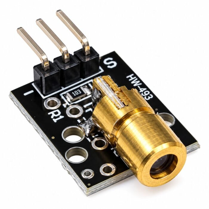 Módulo Emisor Láser KY-008 650nm 5V 5mW para Arduino