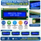 Módulo LCD 2x16 Fondo Azul