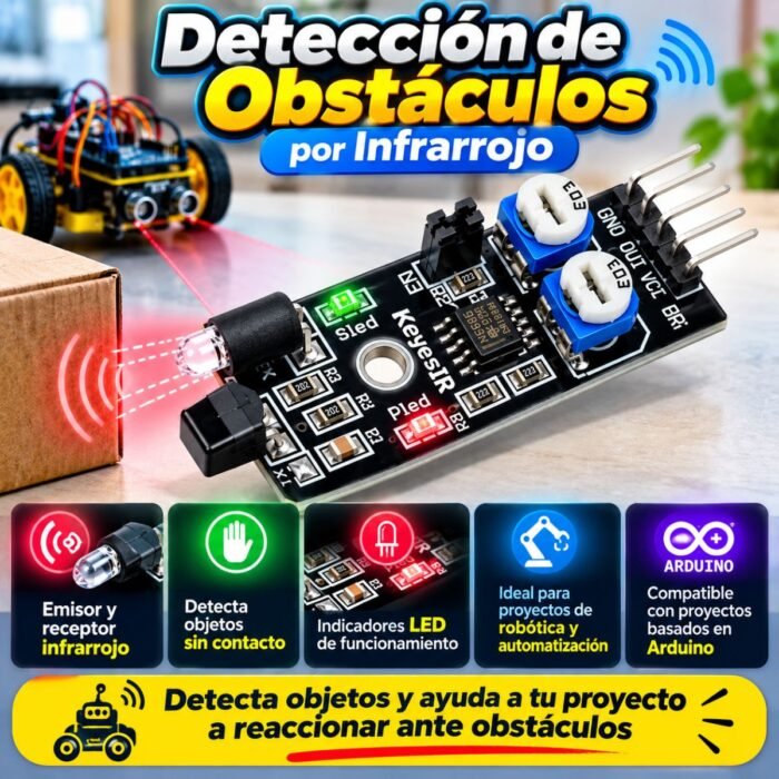 Sensor Infrarrojo de Obstáculos KY-032 para Arduino