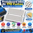 Protoboard Mini de 170 Puntos Blanca