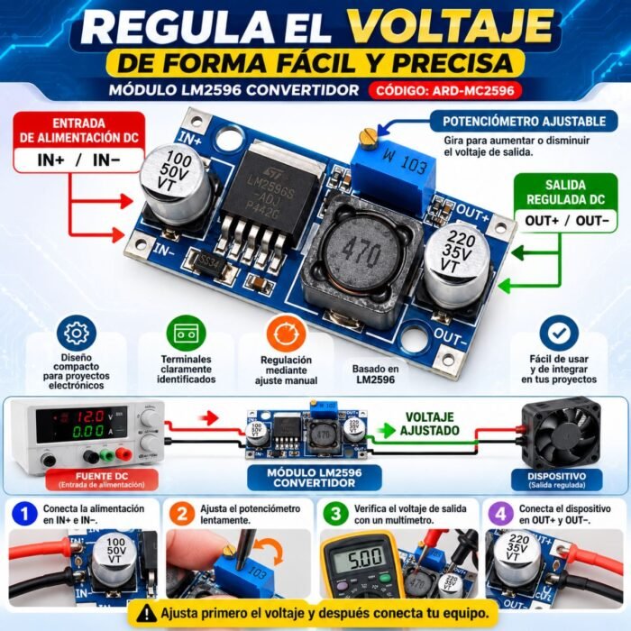 Módulo Convertidor LM2596 Módulo Convertidor LM2596
