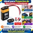 Broche Conector para Pila 9V