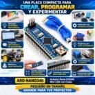 Arduino Nano CH340 Mini USB con Cable